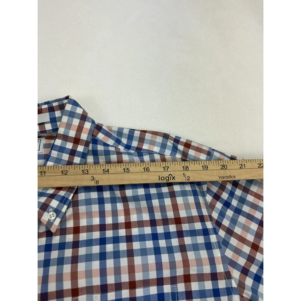L.L.‎ Bean Men's XL Plaid Button-Down Dress Shirt